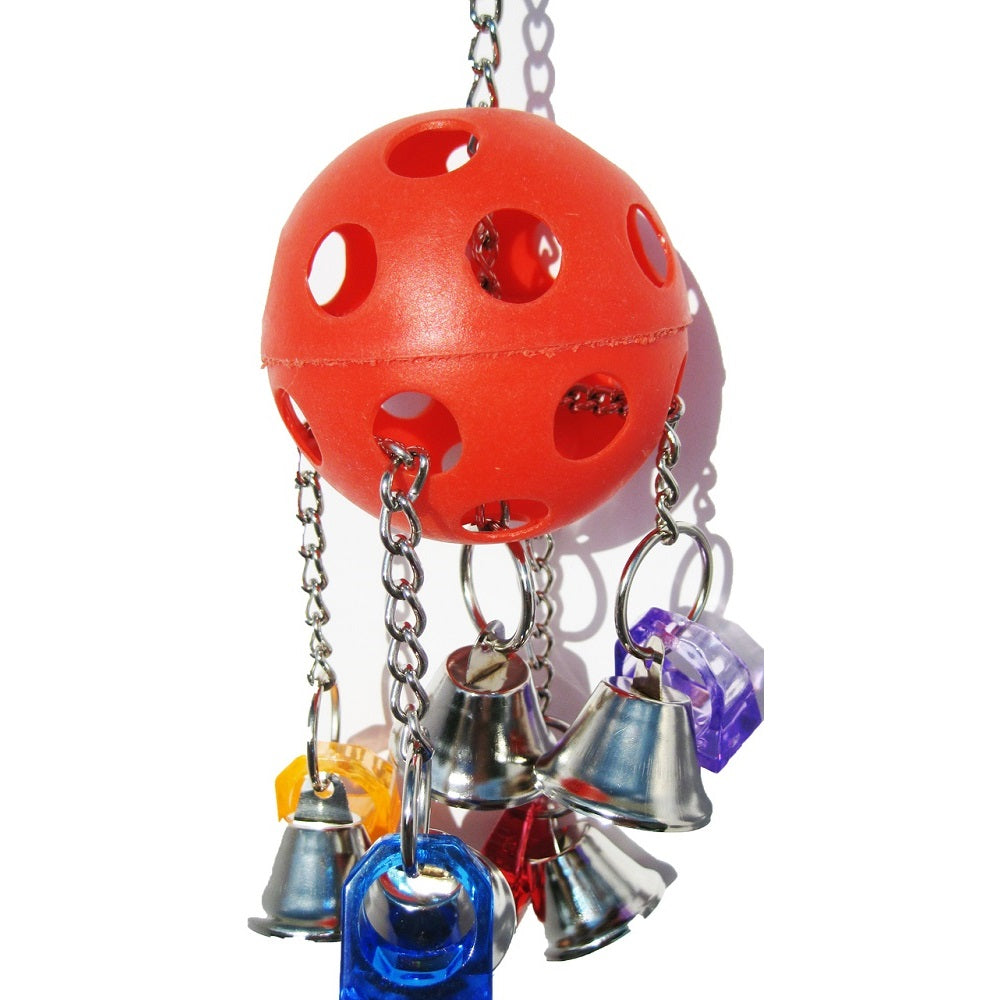 Birds love Plastic  Ball and Bells