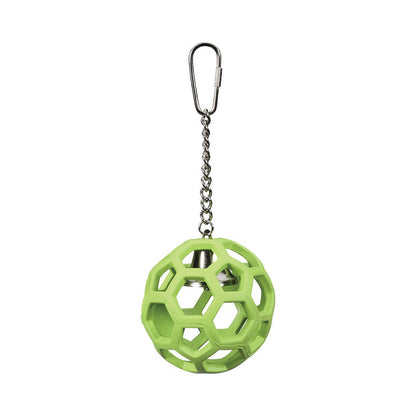 JW Insight Hol-ee Roller Rubber Parrot Toy