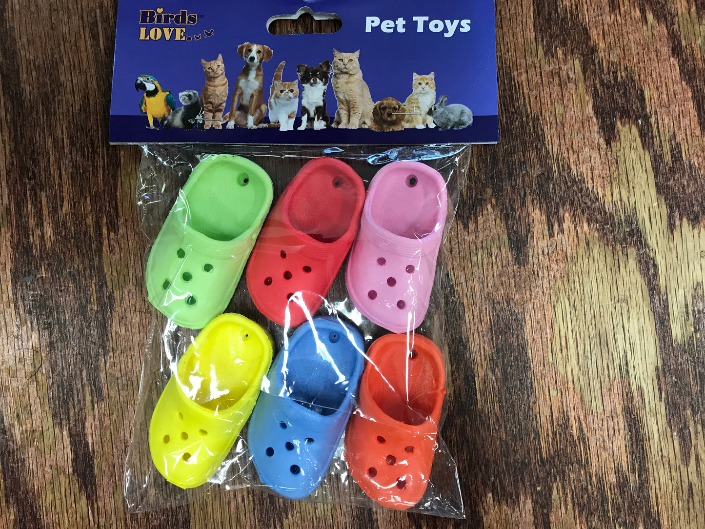 6PK FOOT TOYS CROCKS