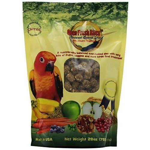 Oven Fresh Bites Baked Avian Diet -Medium Parrot, 28oz