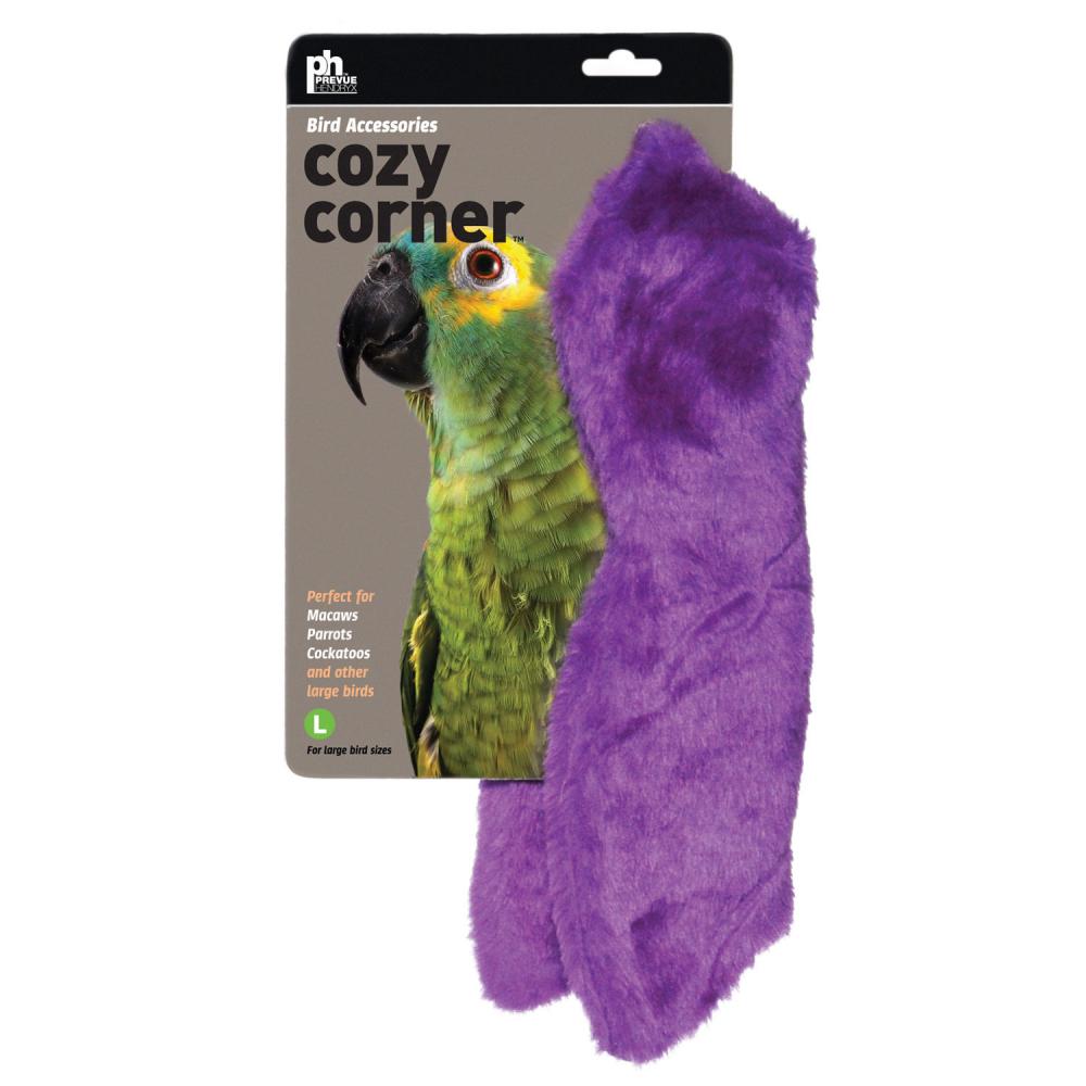 12-Inch Cozy Corner Fleece Bird Blanket, Large