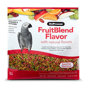 Zupreem FruitBlend Diet for Parrots & Conures, 12 lbs