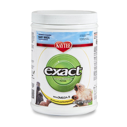 Kaytee Exact Exact Hand Feeding Formula for All Baby Birds, 18 oz