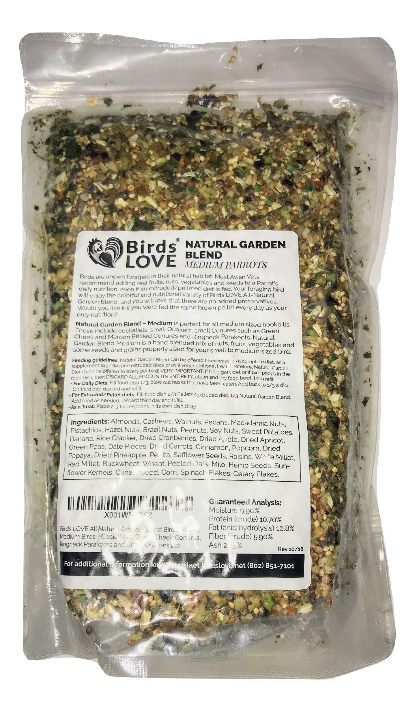 Birds love 2# NATURAL GARDEN BLEND MEDIUM