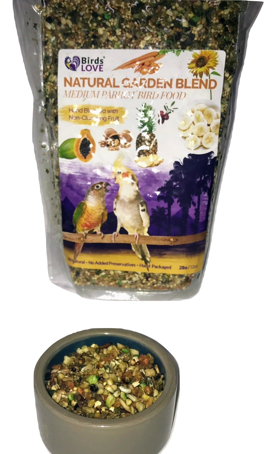Birds love 2# NATURAL GARDEN BLEND MEDIUM