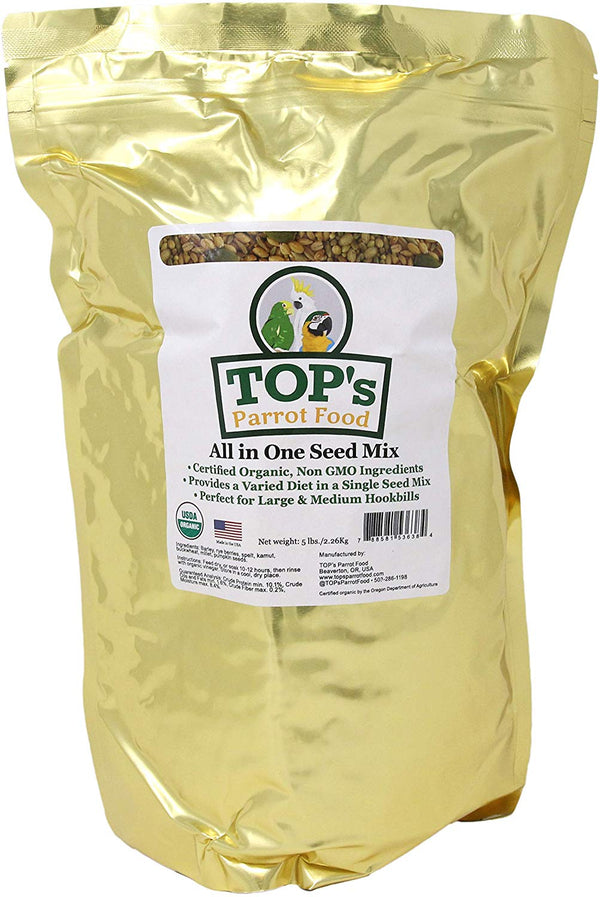 TOP's Organic and GMO-Free on All Tops Listing Titles All-in-One Seed Mix, 5 lb
