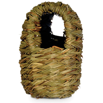 Natural Fiber Parakeet Covered Twig Nest, Large