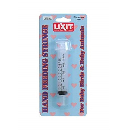 Lixit Hand Feeding Syringe: 10 cc