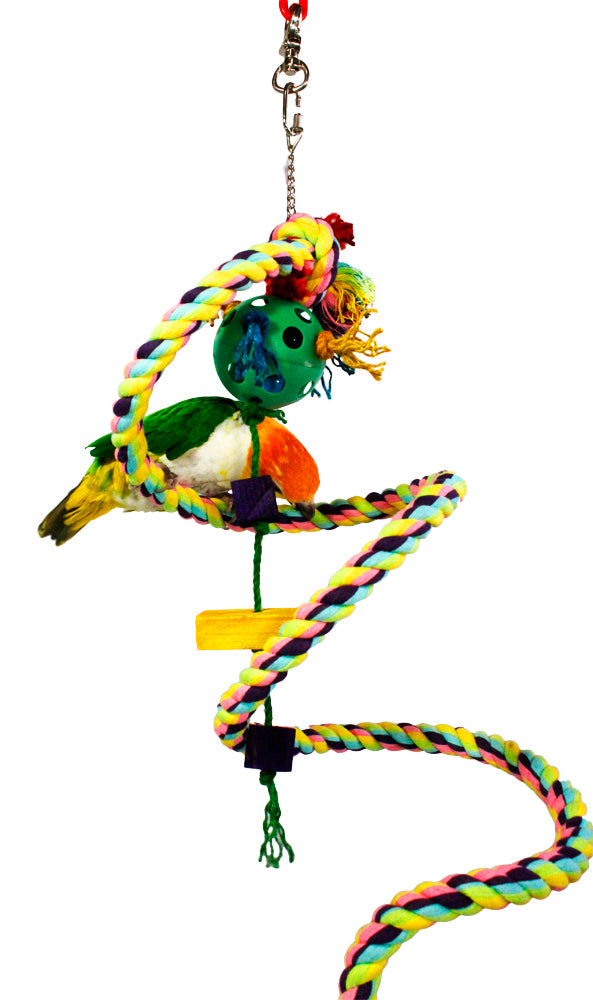 Large Cotton Rope Boing with Bell – Aviary Bird Shop