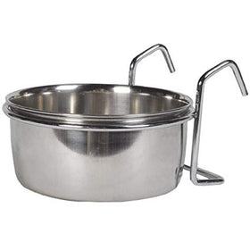 Stainless Steel Coop Cup w/ Wire Holder, 10 oz