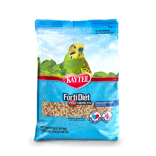 Kaytee Forti-Diet Pro for Parakeets, 4 lbs