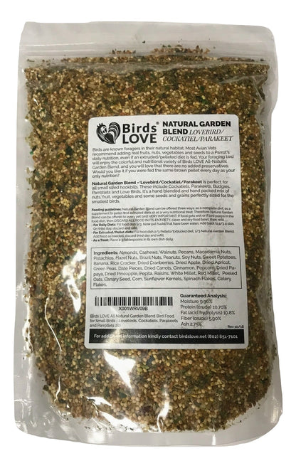 Bird's LOVE All Natural Garden Blend Small, 2 lbs