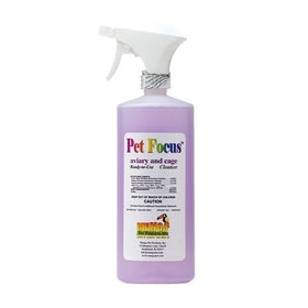 Pet Focus Aviary and Cage Cleaner - Ready-to-Use, 8 oz
