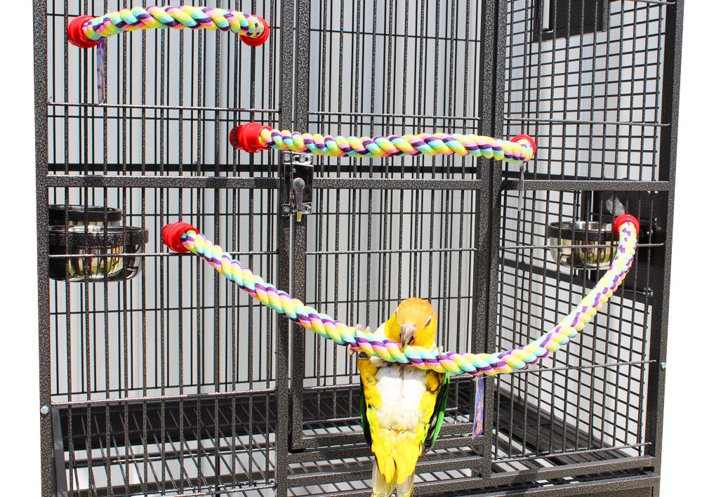 Birds LOVE Cotton Rope Perch, 3/4" x 32"