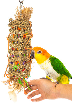 Birds LOVE Burrito with Shells Bird Toy