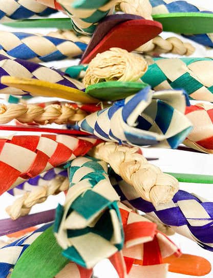 Birds LOVE Bamboo Finger Traps & Popsicle Sticks Parrot