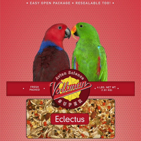 Volkman Avian Science Super Eclectus Bird Food, 4 lbs