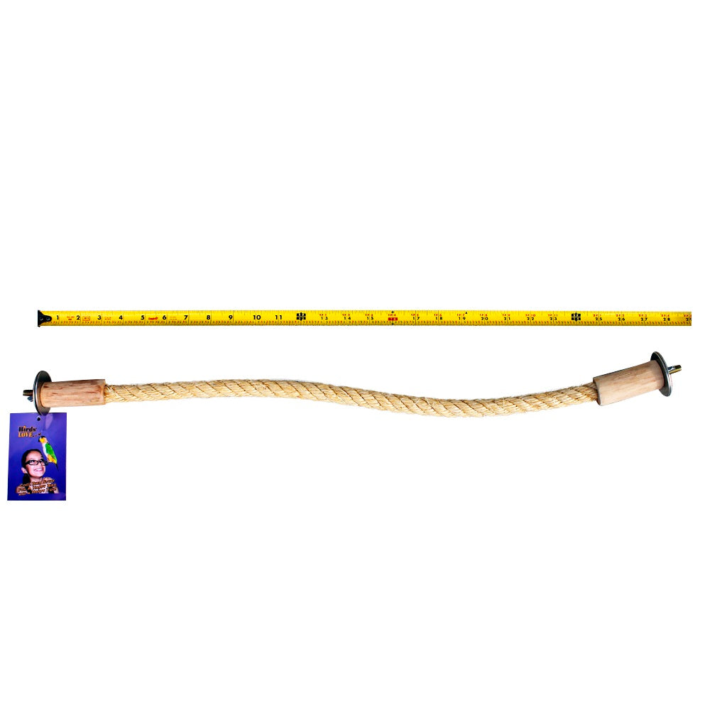 Birds LOVE Sisal Rope Perch, 1.25" x 26"
