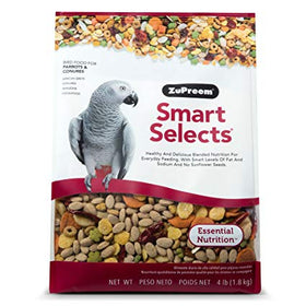 Zupreem Smart Selects for Parrots & Conures, 4 lbs
