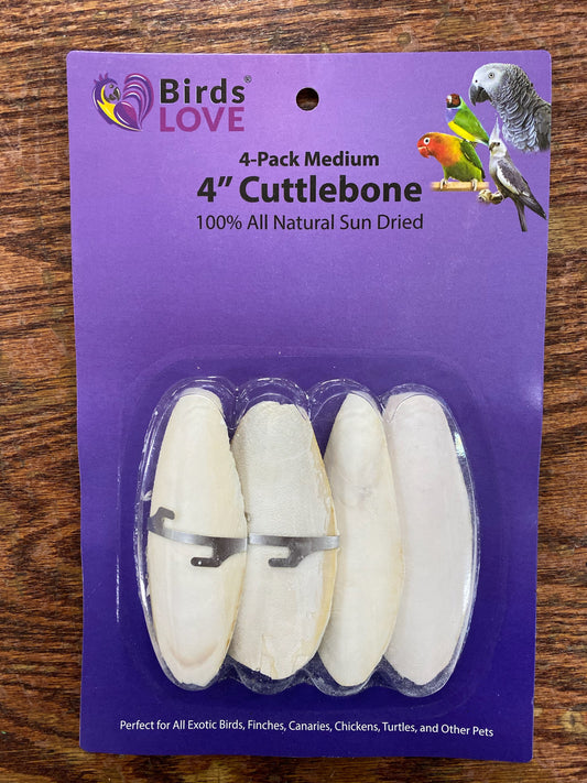 CUTTLEBONE 4IN 4PK