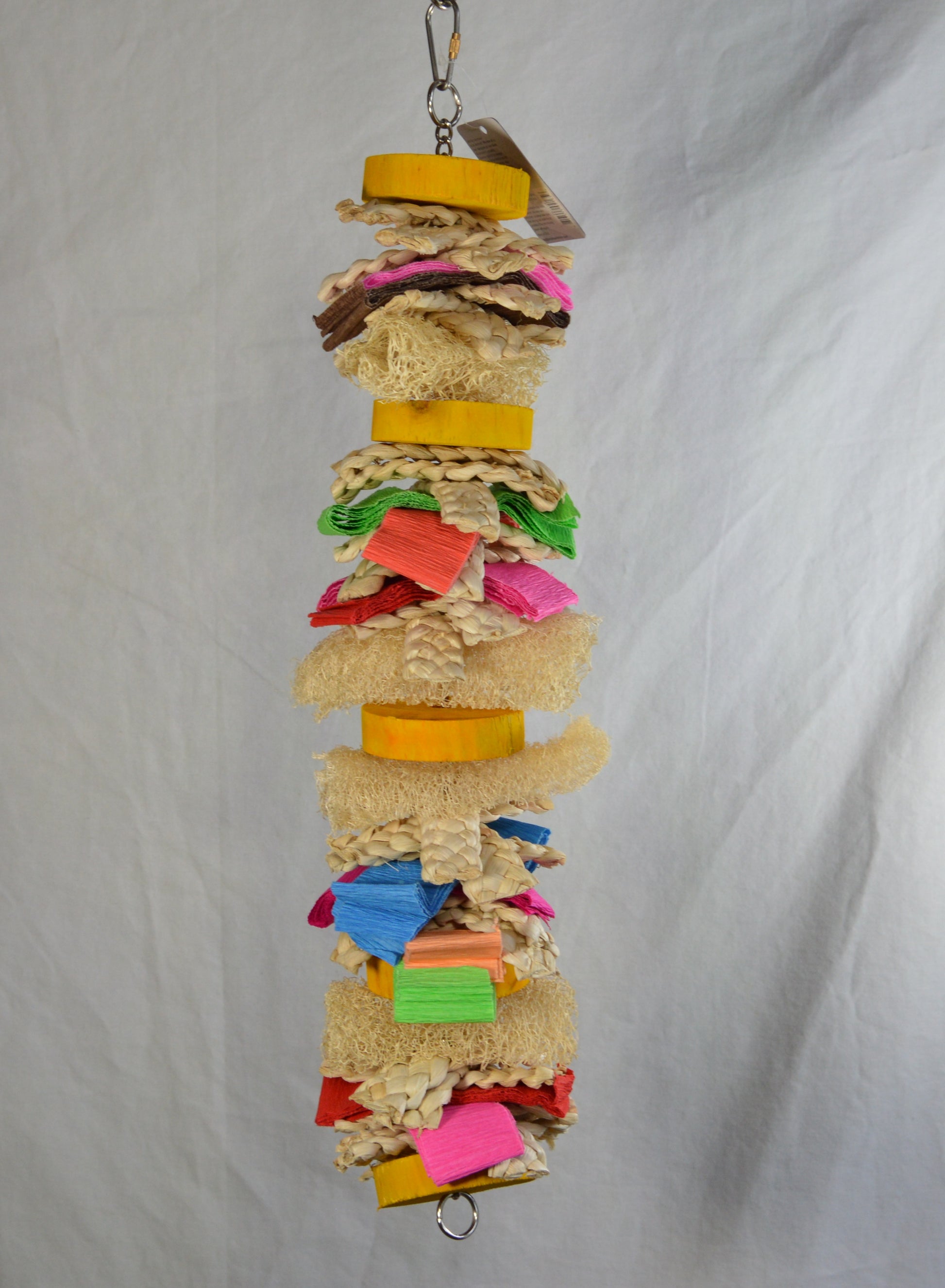 Birds love HANGING DISC WITH LOOFAH