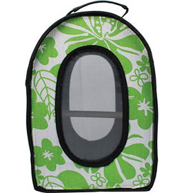 A and E Cage Co. Soft Sided Travel Bird Carrier, Large Green