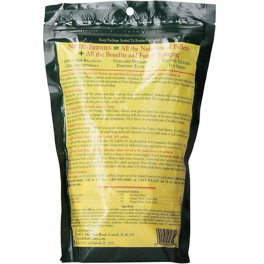 Lafeber's Nutri-Berries Tropical Fruit Parrot 10oz