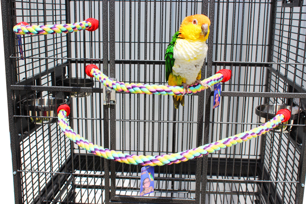 Birds LOVE Cotton Rope Perch, 3/4" x22"