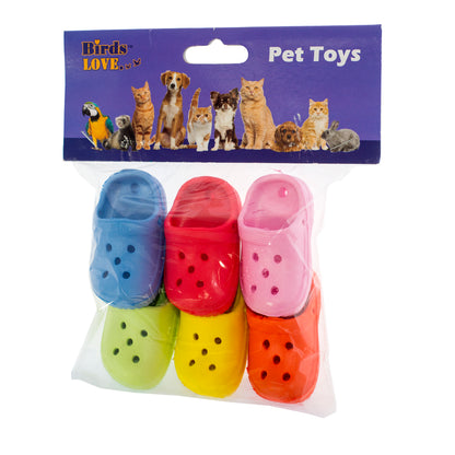 6PK FOOT TOYS CROCKS